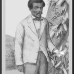 Edmond-Albius-Antoine-Roussin-modifié Plus de détails Edmond Albius inventeur de la fécondation artificielle du vanillier. Image composée d'après Antoine Louis Roussin et d'une fleur de vanille.